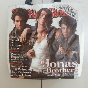 Rolling Stones Magazine Jonas Brothers Cover Tote Bag
